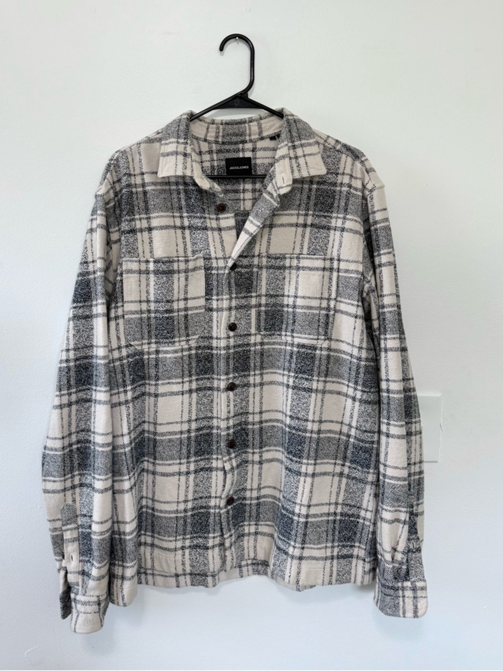 Jack & Jones Logan Check Overshirt- Size XL